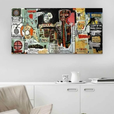 "Notary" Megapap painting on canvas digital printing 80x40x3cm.