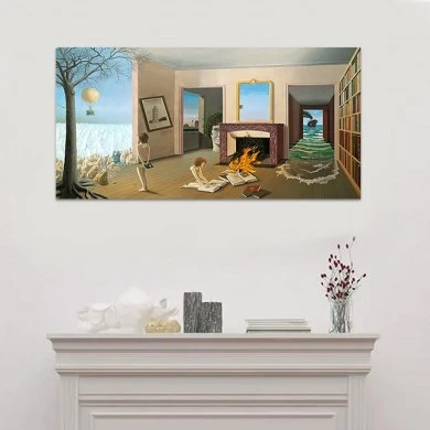 "Entre Les Trous De La Memoire" Megapap painting on canvas digital printing 80x40x3cm.