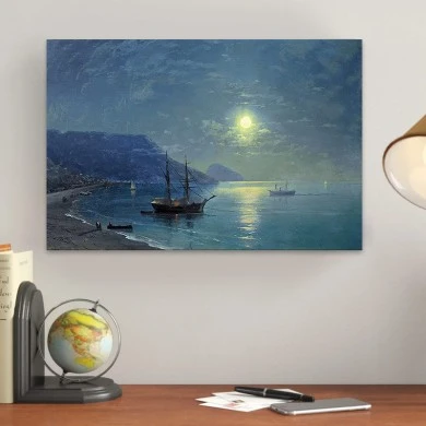 "Night in the Crimea" Megapap painting on canvas digital printing 60x40x3cm.