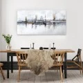 "Port" Megapap painting on canvas digital printing 80x40x3cm.