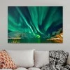 "Aurora Borealis" Megapap painting on canvas digital printing 100x70x3cm.