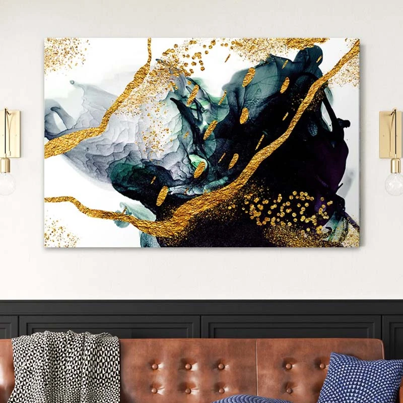 "Sapphire" Megapap canvas painting digital printing 140x100x3cm.