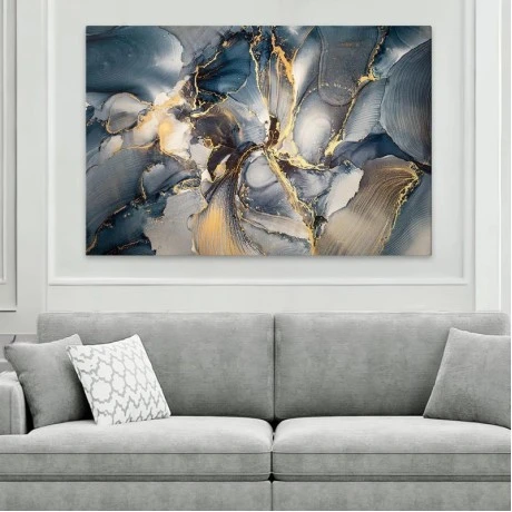 "Abstract Dream" Megapap canvas painting digital printing 140x70x3cm.