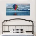 "Air Balloon" Megapap painting on canvas digital printing 120x60x3cm.