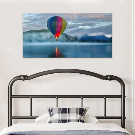 Πίνακας σε καμβά "Air Balloon" Megapap ψηφιακής εκτύπωσης 120x60x3εκ.