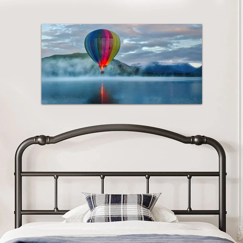 "Air Balloon" Megapap painting on canvas digital printing 120x60x3cm.