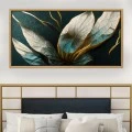 "Exotic Flower" Megapap painting on canvas digital printing with frame 140x70x3cm.
