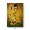"The Kiss" Megapap painting on canvas digital printing 80x125x3cm.