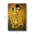 "The Kiss" Megapap painting on canvas digital printing 80x125x3cm.