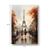 "Autumn in Paris" Megapap painting on canvas digital printing 70x100x3cm.