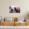 "Purple Peonies" Megapap painting on canvas digital printing 100x70x3cm.