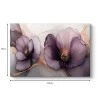 "Purple Peonies" Megapap painting on canvas digital printing 100x70x3cm.