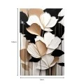 "Abstract Flower" Megapap painting on canvas digital printing 70x100x3cm.