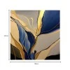 "Dance of Gold and Blue" Megapap canvas painting digital printing 100x100x3cm.