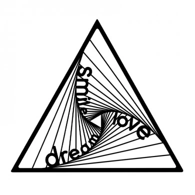 DSL Megapap metal wall art in black color 45x2x40cm.