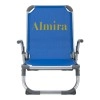 ΚΑΡΕΚΛΑΚΙ ΠΑΡΑΛΙΑΣ ΨΗΛΗ ΠΛΑΤΗ ALMIRA HM5053.01 ΒΑΡΕΩΣ ΤΥΠΟΥ ΜΠΛΕ ΑΛΟΥΜΙΝΙΟΥ 56x70x66 cm.