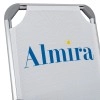 ΚΑΡΕΚΛΑΚΙ ΠΑΡΑΛΙΑΣ ΨΗΛΗ ΠΛΑΤΗ ALMIRA HM5053.03 ΒΑΡΕΩΣ ΤΥΠΟΥ ΛΕΥΚΟ ΑΛΟΥΜΙΝΙΟΥ 56x70x66 εκ.