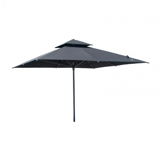 ΕΠΑΓΓΕΛΜΑΤΙΚΗ ΟΜΠΡΕΛΑ ALU ΤΗΛΕΣΚΟΠΙΚΗ HM6031.03 4x4x2,95-4Μ ΜΕ ΜΑΥΡΟ ΑΚΡΥΛΙΚΟ ΠΑΝΙ