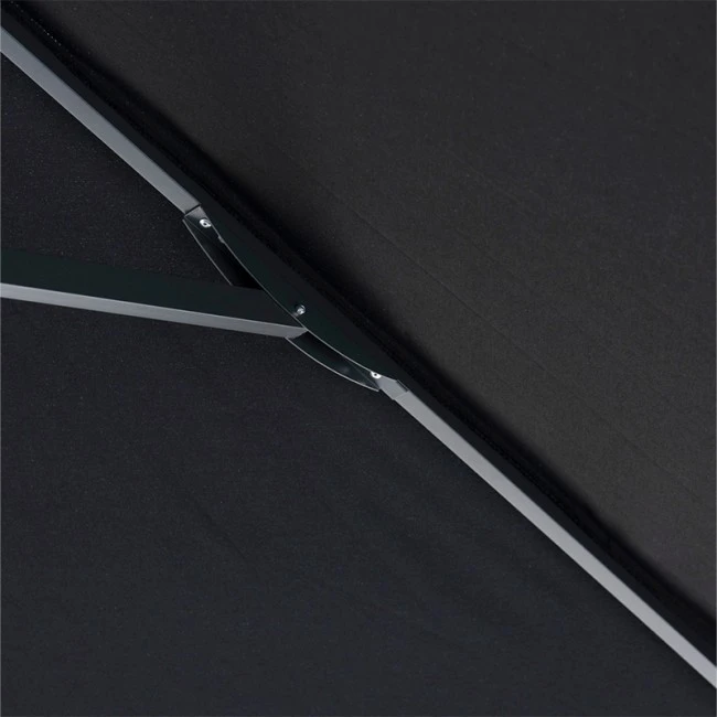 ΕΠΑΓΓΕΛΜΑΤΙΚΗ ΟΜΠΡΕΛΑ ALU ΤΗΛΕΣΚΟΠΙΚΗ HM6031.03 4x4x2,95-4Μ ΜΕ ΜΑΥΡΟ ΑΚΡΥΛΙΚΟ ΠΑΝΙ