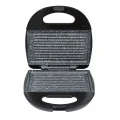Toaster - sandwich maker 750W Human HU-130 in black - silver color