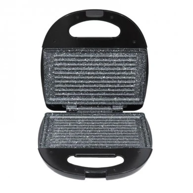 Toaster - sandwich maker 750W Human HU-130 in black - silver color