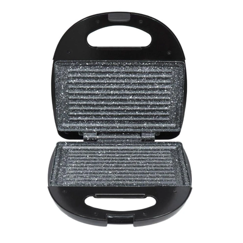Toaster - sandwich maker 750W Human HU-130 in black - silver color
