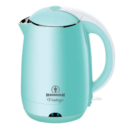 Human HU5010 1.8lt 1800-2200W kettle in white or mint color