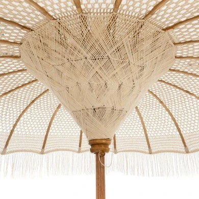 ΟΜΠΡΕΛΑ ΜΑΚΡΑΜΕ ΛΕΥΚΗ Φ185ΕΚ BALI (ΥΨΟΣ 170 260 ΕΣΩΤΕΡΙΚΟ 210ΕΚ.)