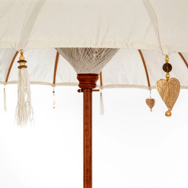 ΟΜΠΡΕΛΑ ΛΕΥΚΗ Φ185ΕΚxΗ260ΕΚ BALI