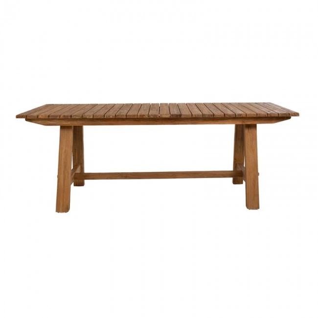 ΞΥΛΙΝΟ ΤΡΑΠΕΖΙ 220X75X78EK ΕΞΩΤΕΡΙΚΟΥ ΧΩΡΟΥ ΑΠΟ ΞΥΛΟ TEAK