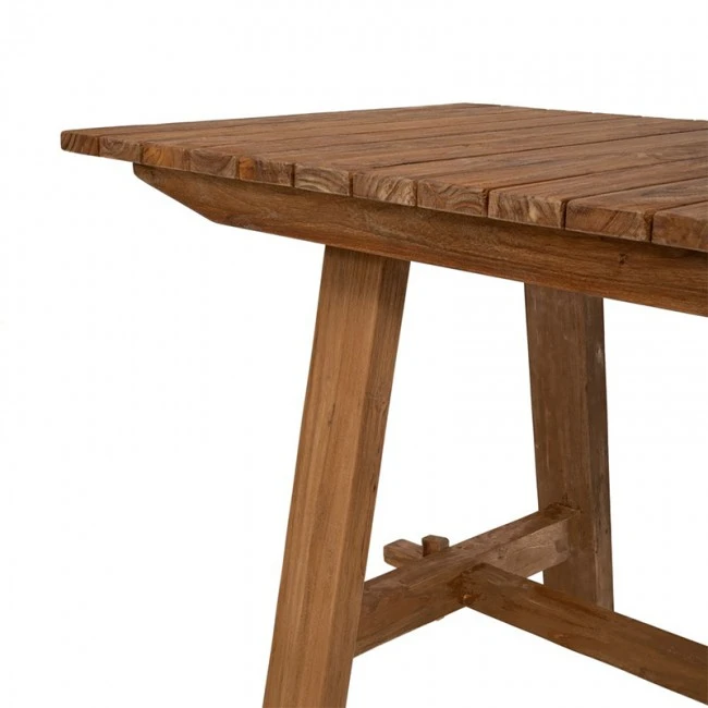 ΞΥΛΙΝΟ ΤΡΑΠΕΖΙ 220X75X78EK ΕΞΩΤΕΡΙΚΟΥ ΧΩΡΟΥ ΑΠΟ ΞΥΛΟ TEAK