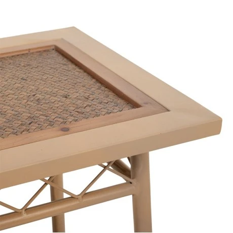 ΜΕΤΑΛΛΙΚΗ ΚΟΝΣΟΛΑ ΜΕ ΞΥΛΙΝΗ ΕΠΙΦΑΝΕΙΑ 120x35x75EK