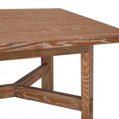 NATURAL OAK WOOD DINING TABLE 220X100X77CM