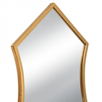 GOLD METAL WALL MIRROR 30X150CM