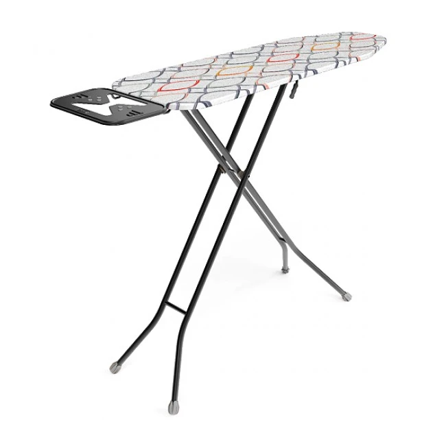 KUMTEL MM420 metallic ironing board in back color 33x105x73-93cm.