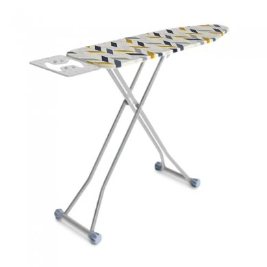KUMTEL MM430  metallic ironing board in white color 112x36x90cm.
