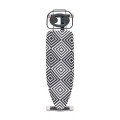 Valeria Perilla metallic ironing board in anthracite color 124x43x90cm.