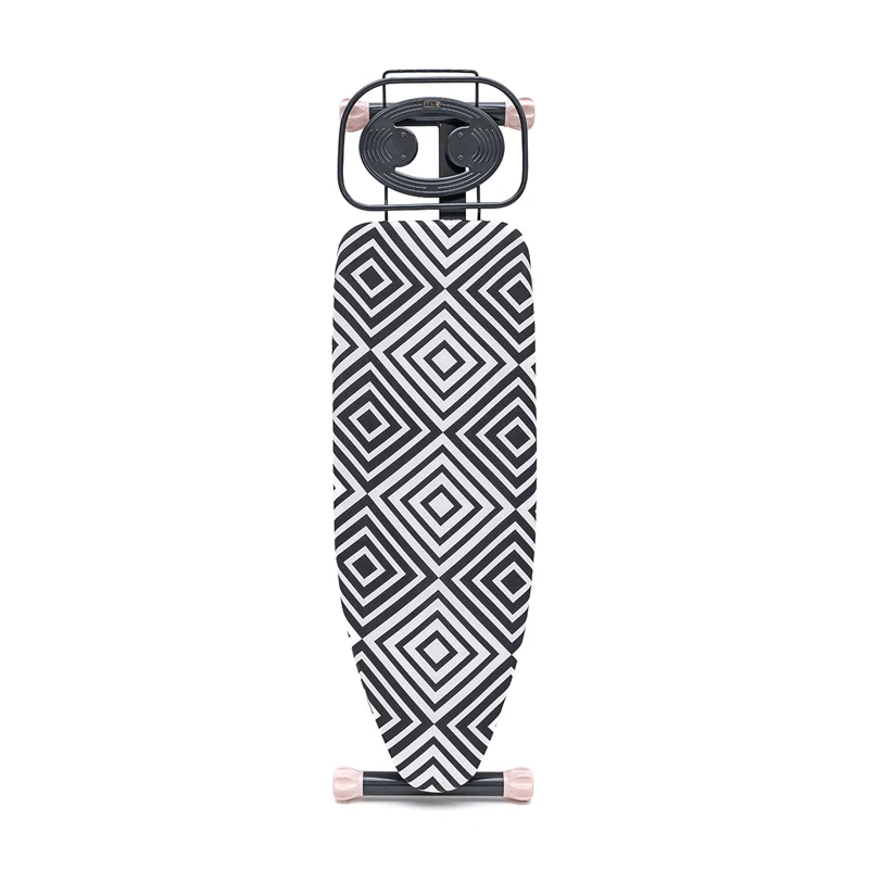 Valeria Perilla metallic ironing board in anthracite color 124x43x90cm.