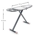 Valeria Perilla metallic ironing board in anthracite color 124x43x90cm.