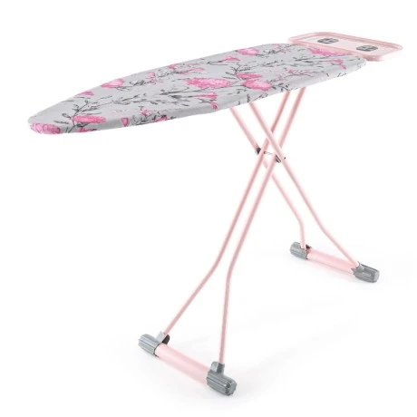 Adriana Perilla metallic ironing board in pink color 125x45x93cm.