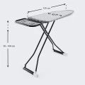 Adriana Perilla metallic ironing board in pink color 125x45x93cm.
