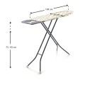 Eko Class Perilla metallic ironing board in anthracite color 105x33x93cm.