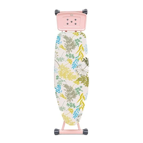 Liana Perilla metallic ironing board in pink color 120x44x100cm.