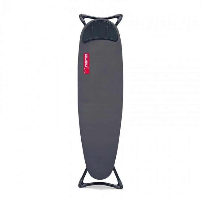 Nano Perilla metallic ironing board in anthracite color 140x38x98cm.