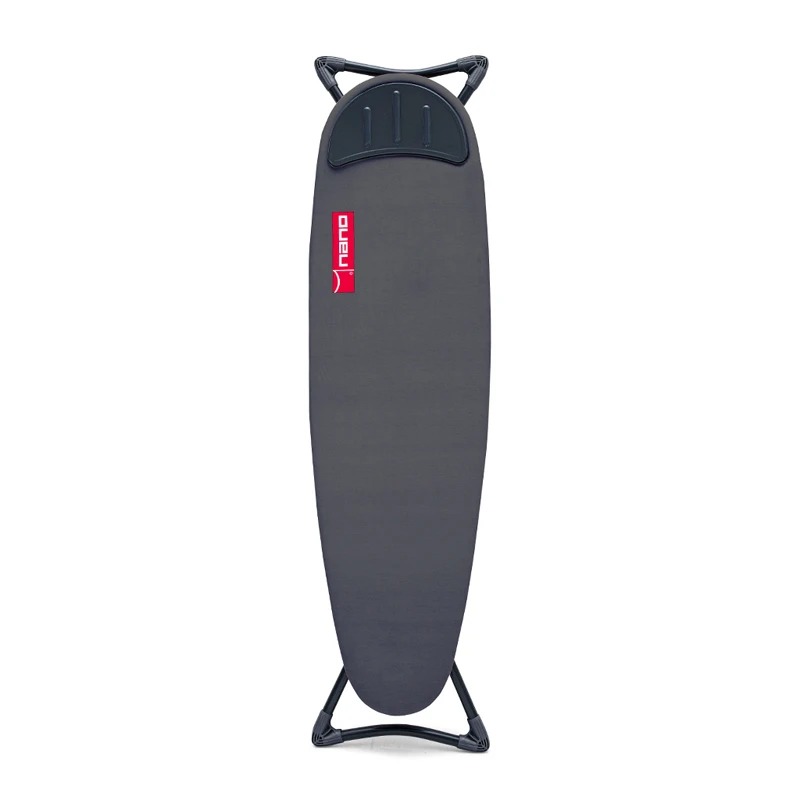 Nano Perilla metallic ironing board in anthracite color 140x38x98cm.