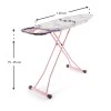 Valentina Perilla metallic ironing board in pink color 120x40x95cm.