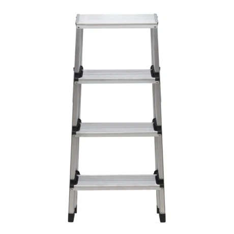 Σκάλα Double Step Perilla αλουμινίου 4+4 σκαλοπάτια 82,5εκ.