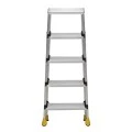 Σκάλα Double Step Perilla αλουμινίου 5+5 σκαλοπάτια 103εκ.
