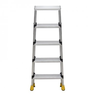 Double Step Perilla aluminium ladder 5+5 steps 103cm.