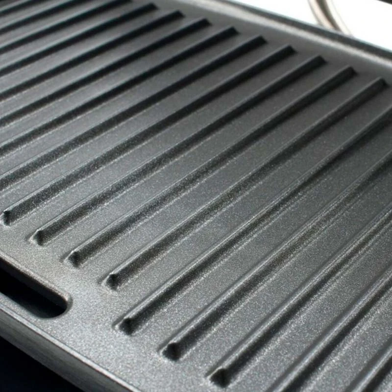 Toaster - Grill 2 places 1000W Inox 26x15.5cm.